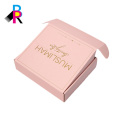 Pink Folding Customized Packaging Fancy Wig Packaging Box